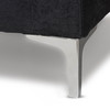 Baxton Studio Mireille Modern Dark Grey Upholstered Sectional Sofa 143-8106